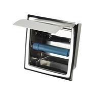 Portarotolo moderno montaggio a parete in acciaio inox 304 porta carta igienica bagno porta carta igienica rotolo carta igienica scatola per fazzoletti (colore: A)