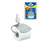 Portarotolo Portacarta Igienica da Parete WC Glaciar Cromato Artex