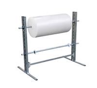 Portarotolo Verticale For Film A Bolle D'aria For Carichi Pesanti, Dispenser Manuale For Rotoli Di A, Rack For Imballaggio In Estensibile A EPE, Con Deflettore A Larghezza Regolabile(Width 140cm)