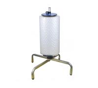 Portarotolo Verticale For Pluriball,supporto For Imbottitura A Bolle Pieghevole,rastrelliera For Imballaggio In Tessuto,facile Sostituzione Della Pellicola,Carico Di 20 Kg(Height 65cm)