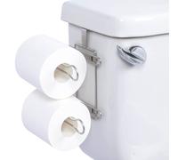 Portarrollos de papel higi nico TQVAI para colocar sobre el tanque, de acero inoxidable, con acabado cromado