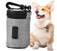 Portasacchetti Per Feci Di Cane | Portasacchetti per Rifiuti da Cane - Borsa per Rifiuti con Clip a Moschettone per Viaggio All'Aperto Bisogni Giardino Passeggiate Escursionismo Parco Shopping