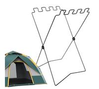 Portasacchetti per la spazzatura da giardino, porta borsa pieghevole in metallo per sacchetti per rifiuti, supporto regolabile per rifiuti, adatto per cucina, giardino, balcone, campeggio, lavanderia