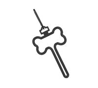 Portasacchetto per cacca di cane, portasacco per escrementi di cane - Clip portasacchetti leggera per rifiuti domestici | Dispenser per sacchetti per cacca di animali domestici, per passeggi