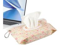 Portasalviette da Viaggio Dispenser Ricaricabile con Custodia Zip | Custodia Portatile per Salviette per Bimba, , Bagno, Auto, WC, Campeggio, Trucco, Casa, Ufficio, Asilo, Passeggino Rosa