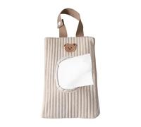 Portasalviette da viaggio - Porta salviette per , moderno supporto in tessuto ricaricabile, organizer per sacchetti compatti, scatola in plastica resistente, accessorio per borsa da viaggio
