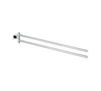 PORTASALVIETTE DOPPIO ESSENTIALS CUBE- Cromo - Lungh. 44 cm- GROHE- pezzi 1