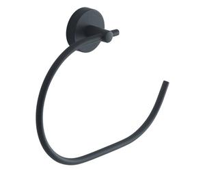 Portasalviette Gedy Eros ad anello nero matto 2370-14