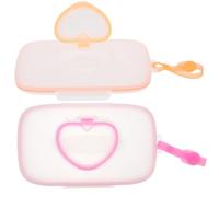 Portasalviette Portatile 2 Pezzi, Scatola Compatta Pp Silicone | Viaggi e Soggiorno, Design Coperchio Pratico, Struttura Resistente e Poco Deformabile