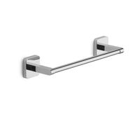 GEDY | Porta Asciugamani Bagno Tonga in Acciaio Inox e Cromall, Appendi Asciugamani Fissabile con Viti Incluse o Biadesivo, Peso Massimo Supportato 7 kg, Cromato, 30x6,9x4,7cm