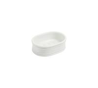 Portasapone bagno Impero in porcellana bianco Bianco