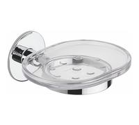 Portasapone bagno serie Wind in San e acciaio inox cromo