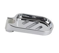 Portasapone,Cestino per Sapone Senza Foratura in Acciaio Inox per Barre Doccia, portasapone, portasapone per Doccia, Bagno, Vasca e lavello da Cucina, Asta da 25 mm, Cromato
