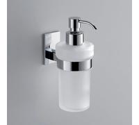 Portasapone con erogatore cromato Maine