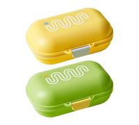 Portasapone Da 2 Pezzi Con Scarico - Mini Scatola Portaoggetti Da Viaggio, Creativo