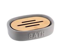 PORTASAPONE DA BAGNO IN DOLOMITE - BAMBÙ GRIGIO