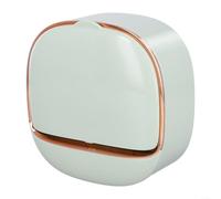 Portasapone da parete a doppio strato con contenitore di drenaggio, impermeabile, per cucina e doccia, con coperchio ribaltabile, non necessita di trapano (verde)