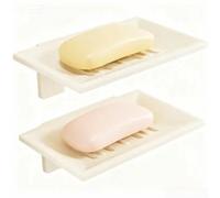 Portasapone da parete con vassoio antigoccia integrato e base ventilata per un migliore flusso d'aria e controllo dell'umidità (G)