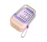 Portasapone da viaggio con coperchio aderente e base antiscivolo scatola igienica per shampoo design compatto universale Fit Box da viaggio