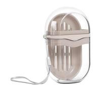 Portasapone da viaggio - Contenitore per sapone a tenuta stagna, porta drenaggio portatile, accessorio da viaggio durevole, contenitore compatto per bagno, scuola, cucina, doccia, viaggi, palestra