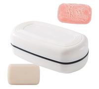 Portasapone da viaggio, contenitore portatile per sapone, a doppio strato, per viaggi su strada, campeggio, bagno, hotel, doccia, vacanze, palestra, viaggi, escursioni, dormitori, all'aperto