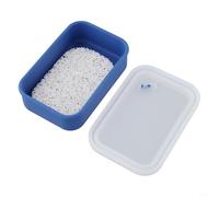 Portasapone da viaggio, custodia in silicone a prova di perdite per sapone da bar, per shampoo e prodotti essenziali per la cura personale (blu)