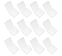 Portasapone da viaggio portatile da 24 pezzi con coperchi a ribalta,