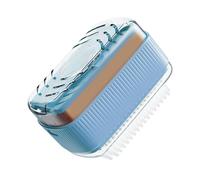 Portasapone, dispenser per biancheria, 13 x 7,5 cm, supporto per strofinare vestiti, design con griglia di scolo integrata, soluzioni portatili compatte per campeggio, , bancone, uomini e