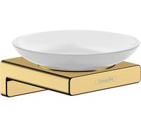 Portasapone Hansgrohe AddStoris, 41746990, colore: Polished Gold Optic