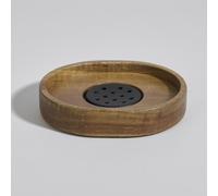 Portasapone in legno di acacia bicolore