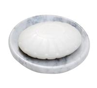 Portasapone in marmo bianco - Portasapone in marmo lucido e lucido - Accessorio da bagno splendidamente realizzato - by CraftsOfEgypt