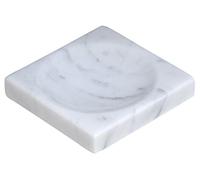 Portasapone in marmo bianco - Portasapone in marmo lucido e lucido - Accessorio da bagno splendidamente realizzato - by CraftsOfEgypt