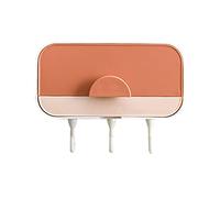Portasapone in PP con scarico a doppio, Red SINGLE LAYER | Scatole portasapone drenanti colorate a doppia griglia, leggere e resistenti, sigillate per accessori da bagno