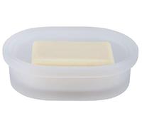 Portasapone in Vetro Spirella Yoko Misty White