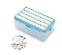 Portasapone Multifunzionale Con Coperchio Dispenser - Di Bolle Schiuma Scatola Sapone Schiumogeno Sfregamento Libero Della Mano Creativo Scolapasta Per Il Bagno Lavanderia, Blu 1 Pezzo