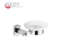 Portasapone ottone cromato e vetro - EDERA GEDY ED11