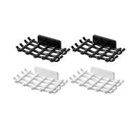 Portasapone per doccia 4 portasapone da bagno a parete senza foratura, design autodrenante, scolapiatti Portasaponetta