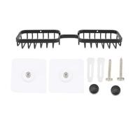 Portasapone per doccia Portasapone da parete con scarico in alluminio e supporto for barra di Portasaponetta