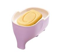 Portasapone, portasapone - contenitore per sapone a doppio strato | Elefant Shampoo Bar vassoio, punto spugna, scatola da bagno, da cucina
