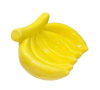 Portasapone Portasapone in ceramica a forma di cuore con design a presa d'acqua e vassoio portasapone in tinta unita Essenziali per l'appartamento Decorazioni(Yellow)