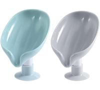 Portasapone, Portasapone portatile autoadesivo for bagno, doccia, vassoio in spugna di plastica, 2 pezzi(C)