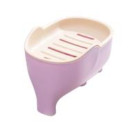 Portasapone, portasapone - Sapone a doppio strato con scarico, punto spugna, vassoio per shampoo da bar, da cucina e bagno