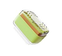 Portasapone, portasapone, Soap Drainer Dish, Multifunctional Free Hand Rub Foaming Soap Box with Soap Dish Foam Soap Dispenser(Green)