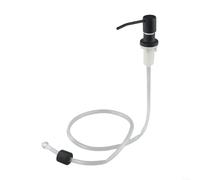 Portasapone, portasapone, Stainless Steel Soap Dispenser Pump, Easy Installation, Convenient and Practical(Black)