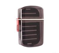 Portasapone portatile con scarico per viaggio a prova di perdite (nero) | Design compatto e leggero, si adatta facilmente agli zaini, ideale per gli stili di vita in movimento