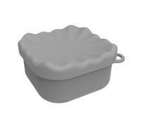 Portasapone Portatile Quadrato Silicone con Coperchio Portasapone da per for