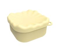 Portasapone Portatile Quadrato Silicone con Coperchio Portasapone da per for