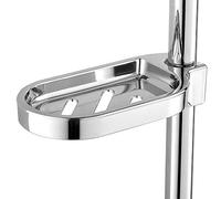 Portasapone Regolabile per Doccia, Asta Portasapone Scorrevole da Bagno e Accessorio Pratico per Sapone, Design Salvaspazio, Facile da Installare