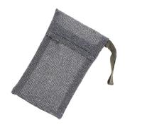 Portasapone riutilizzabile esfoliante, sacchetto a rete, accessorio per il bagno, occhiello di sospensione per risparmiare spazio, in nylon