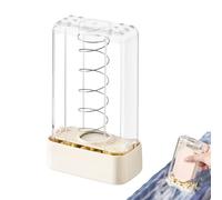 Portasapone Schiumogeno Per Lavanderia E Bucato,Con Rullo Spazzola Con Vaschetta Di Scarico | Contenitore A Molla Per Sapone Schiumogeno - per Bagno, Cucina, Doccia, Lavanderia, Viaggio, Esterno e Con